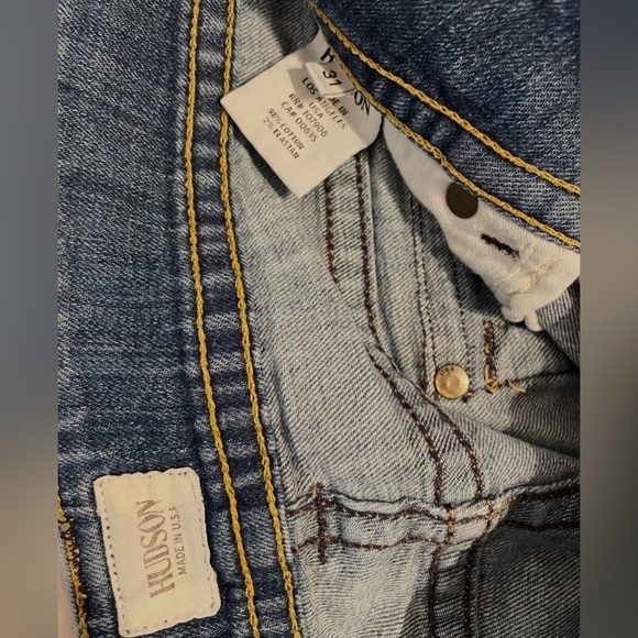 Hudson cut off jean denim shorts Size 31 - 4” inseam - Picture 5 of 9